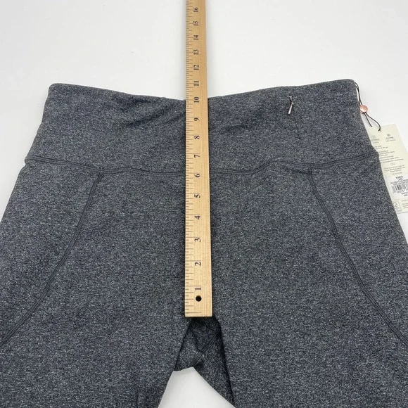 NWT CALIA by CARRIE UNDERWOOD Grey High Rise Bermuda Biker Short Womens Sz L - Picture 4 of 5